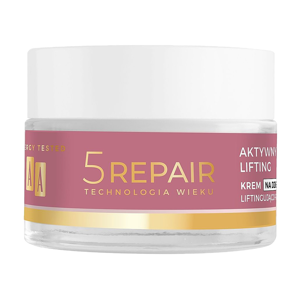 Антивіковий денний крем для обличчя AA 5 Repair Age Technology Active Lifting Day Cream 50+, 50 мл