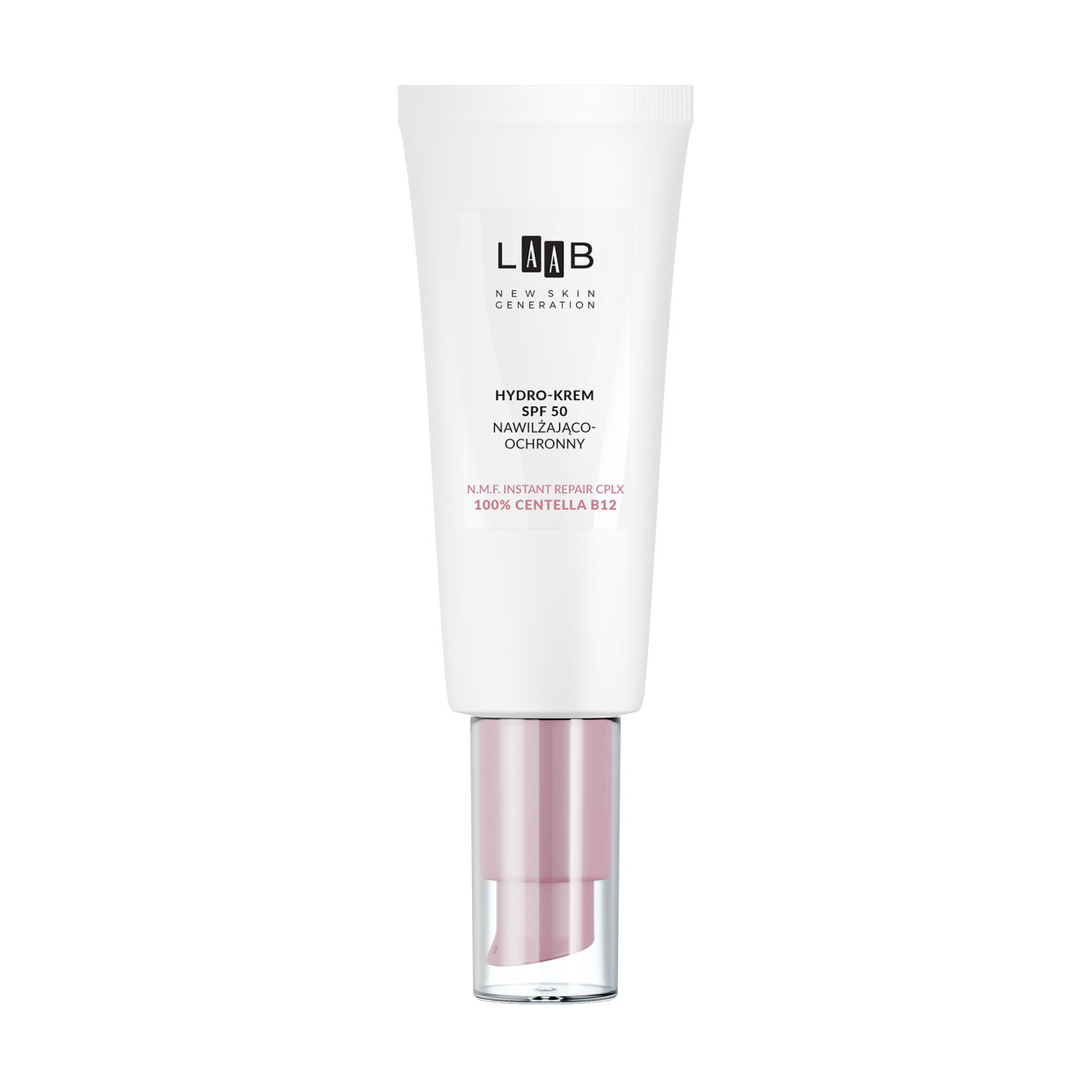 Зволожувальний крем для обличчя AA Cosmetics LAAB Hydro-Krem SPF 50 100% Centella B12, 40 мл